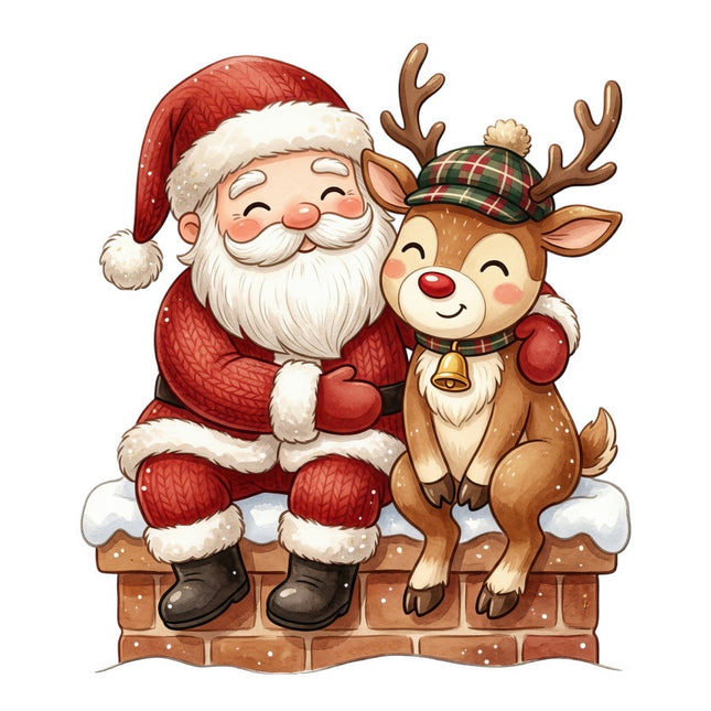 santa fabric panel