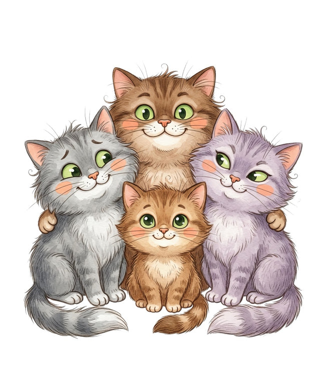 cats quilt block