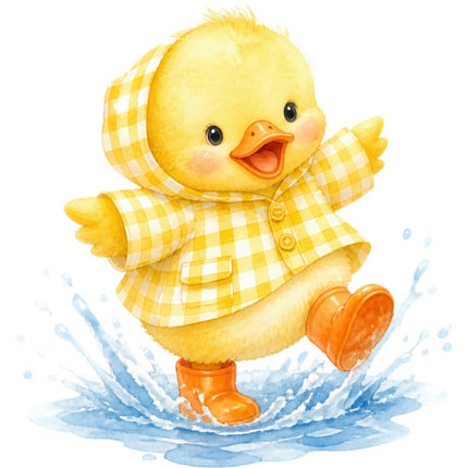 duckling quilt square