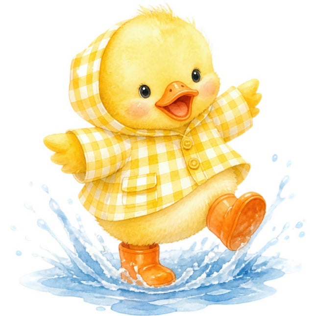 duckling quilt square