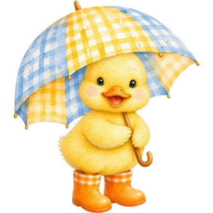 duckling quilt square