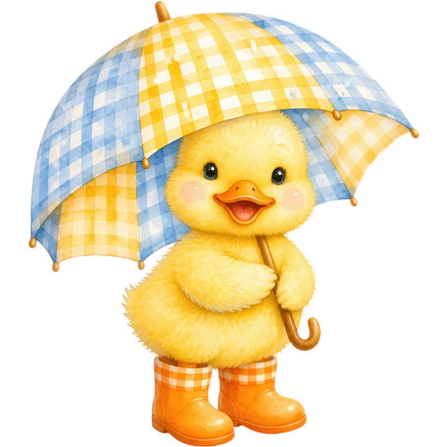 duckling quilt square