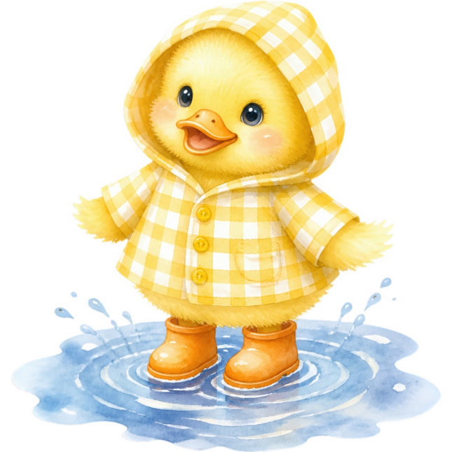 duckling quilt square
