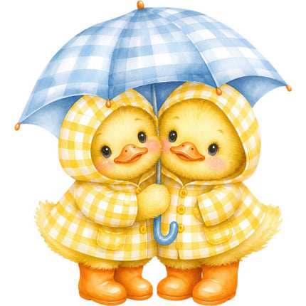 ducklings quilt square