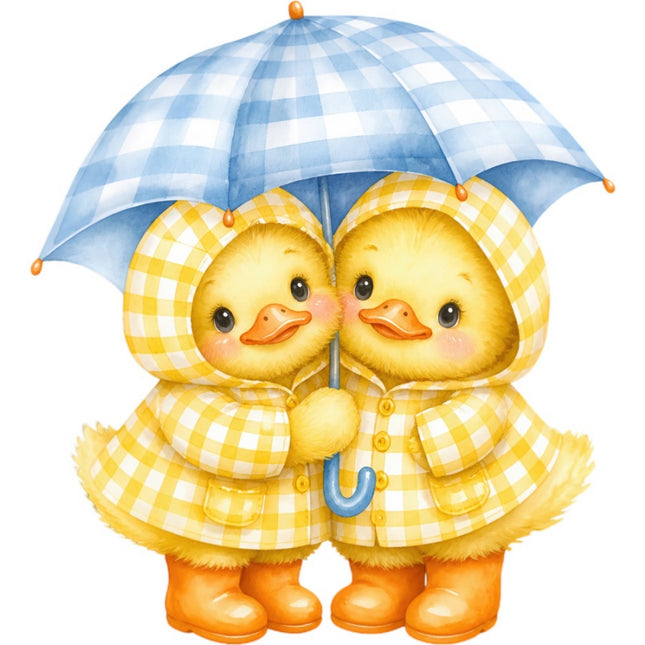 ducklings quilt square