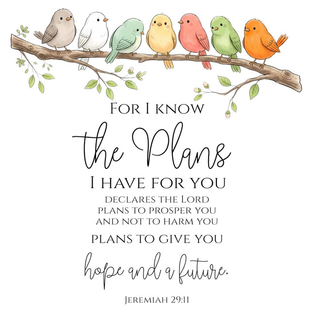 bible verse fabric panel Jeremiah 29:11