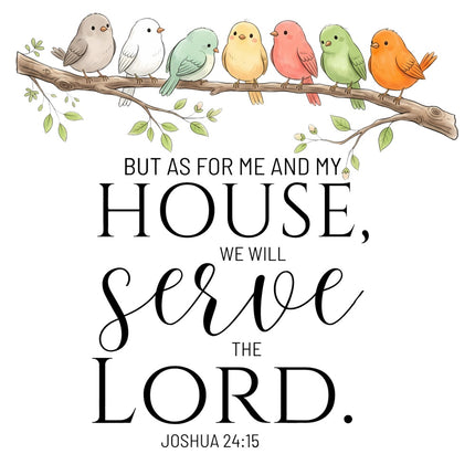 scripture fabric panel Joshua 24:15
