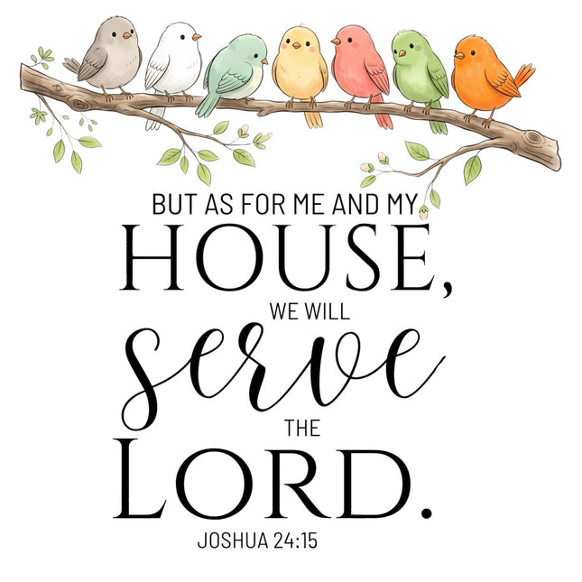 scripture fabric panel Joshua 24:15