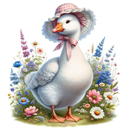 garden goose quilt block