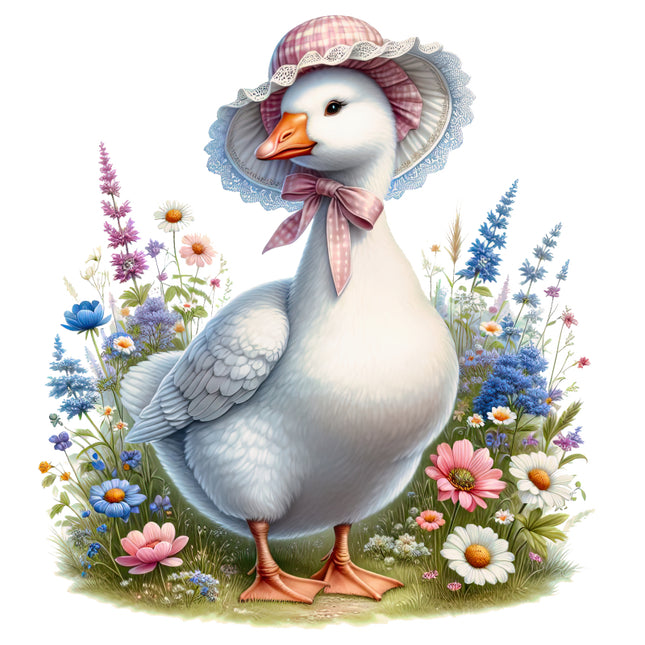 garden goose quilt block