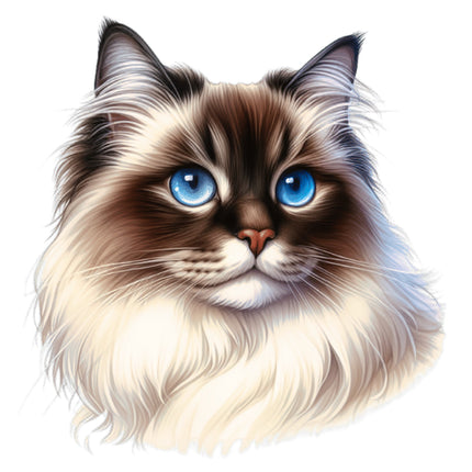 Cat 100% Cotton Fabric Panel Block BB23