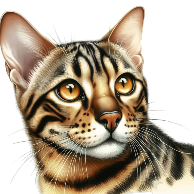 Cat 100% Cotton Fabric Panel Block BB24