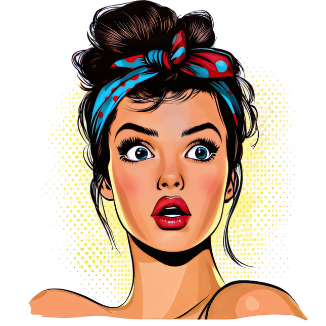 pop art fabric panel