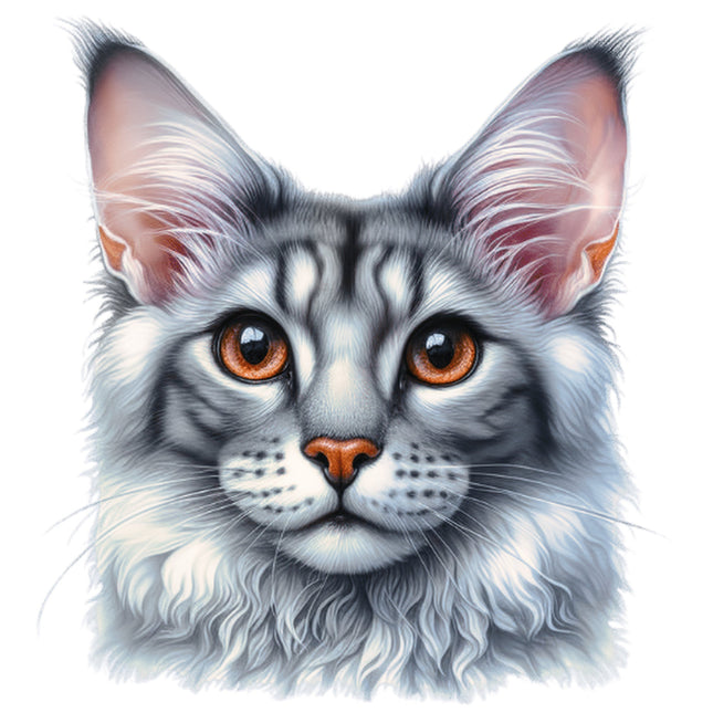 Cat 100% Cotton Fabric Panel Block BB32