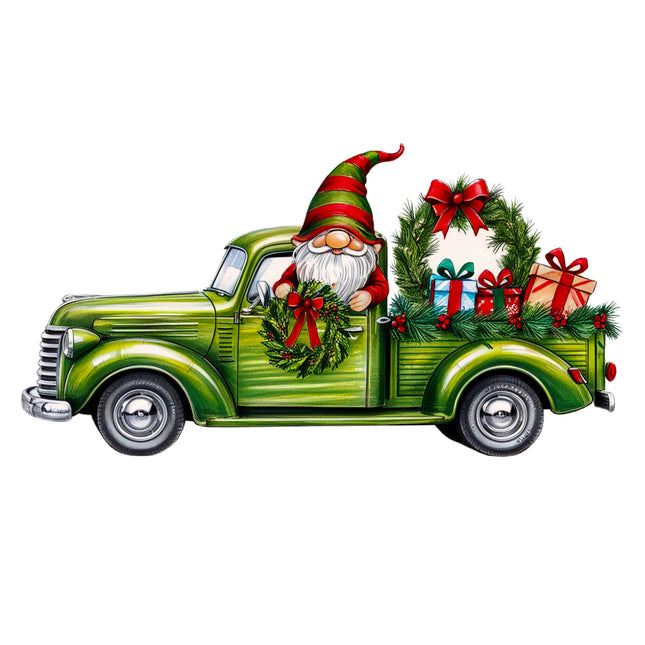 Christmas Gnome 100% Cotton Fabric Panel Block BB403