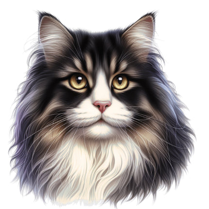 Cat 100% Cotton Fabric Panel Block BB44