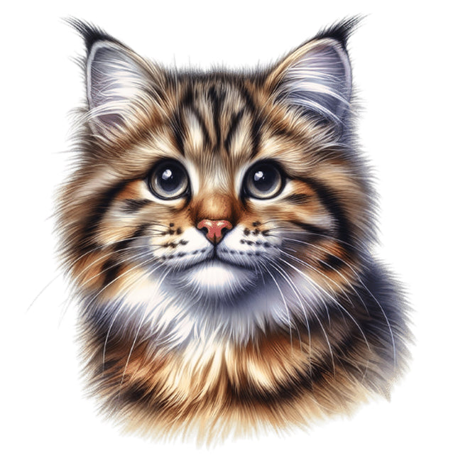 Cat 100% Cotton Fabric Panel Block BB45