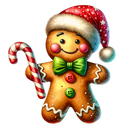 Gingerbread 100% Cotton Fabric Panel Block BB455