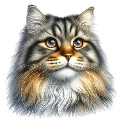 Cat 100% Cotton Fabric Panel Block BB69