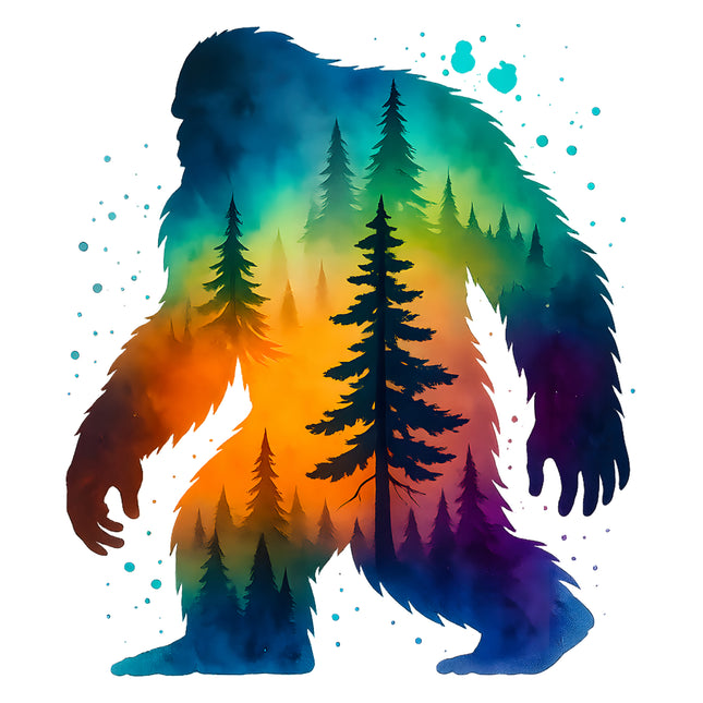 Bigfoot Sasquatch 100% Cotton Fabric Panel Block BB741