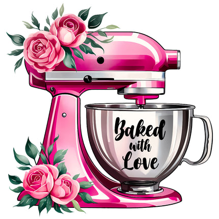 Baked With Love Baking 100% Cotton Fabric Panel Block BB778