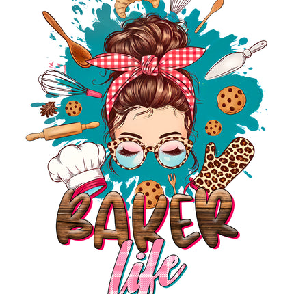 Baker Life 100% Cotton Fabric Panel Block BB785