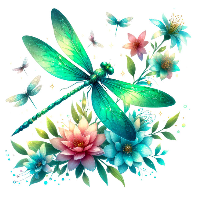 dragonfly fabric panel