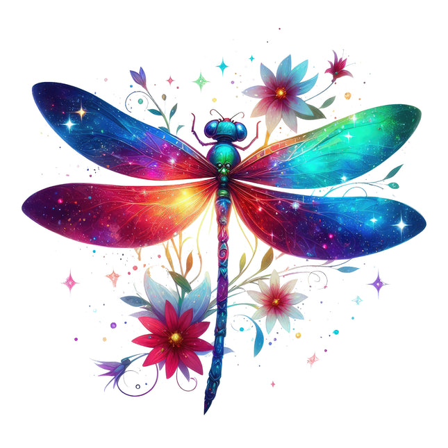 Dragonfly 100% Cotton Fabric Panel Block BB911