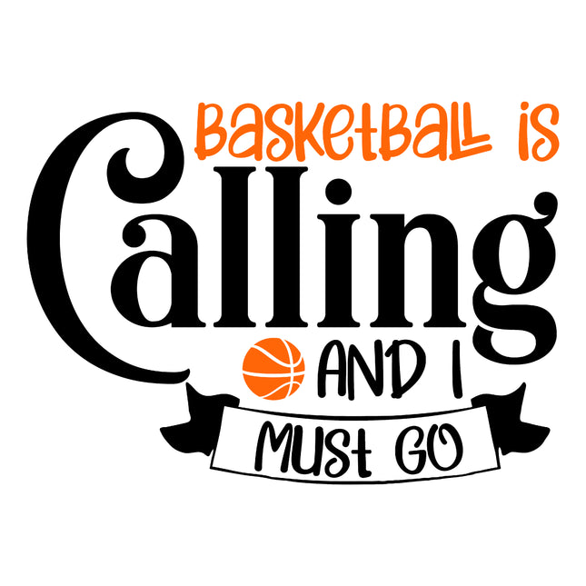 Basketball Is Calling 100% Cotton Fabric Panel Block D516