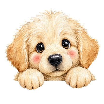 puppy fabric panel