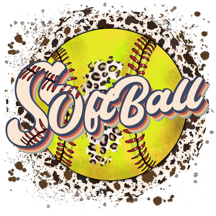 Yellow softball quilt panel