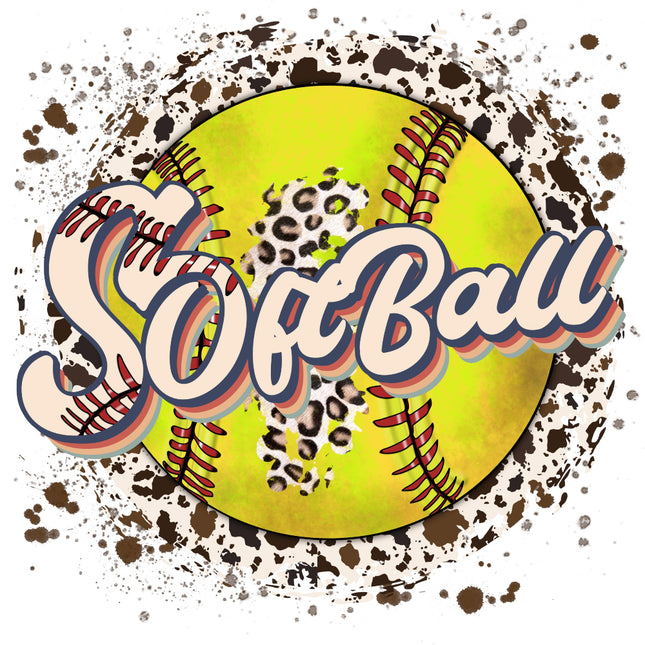 Yellow softball quilt panel