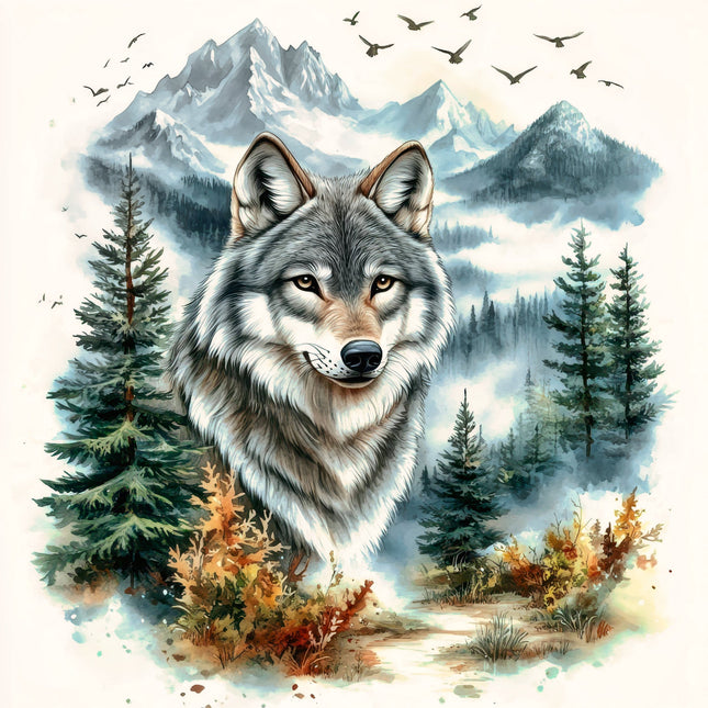 Wolf FABRIC PANEL