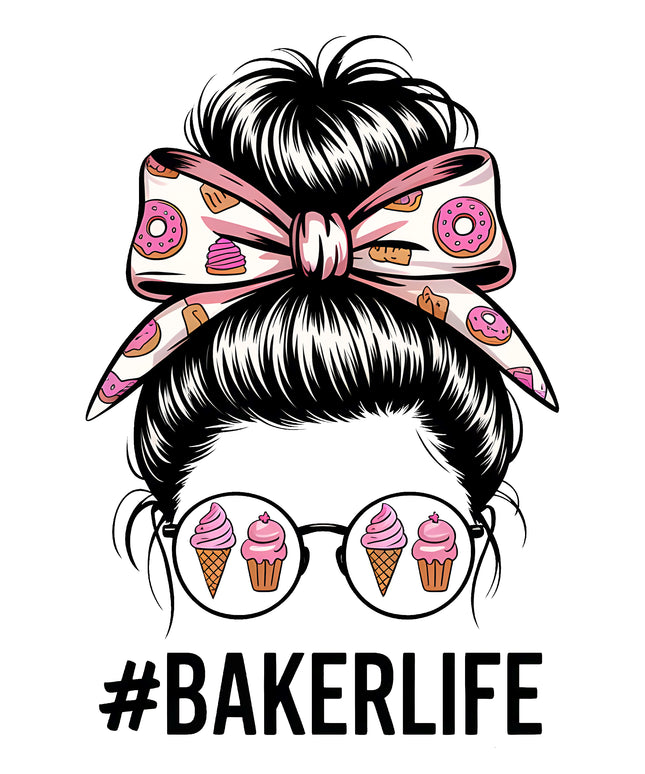 Baker Life 100% Cotton Fabric Panel Block CC178