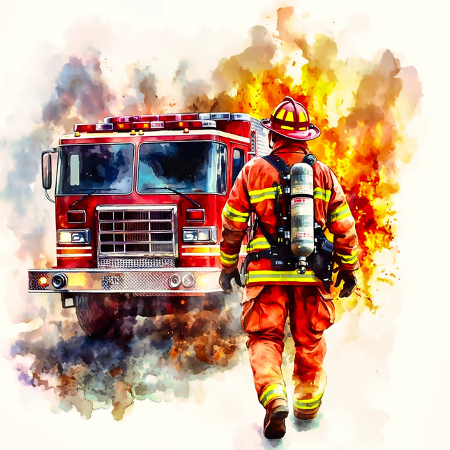 Firefighter fabric panel