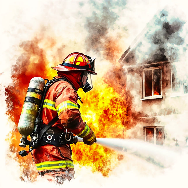 Firefighter fabric panel