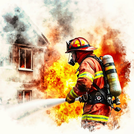 Firefighter cotton fabric panel