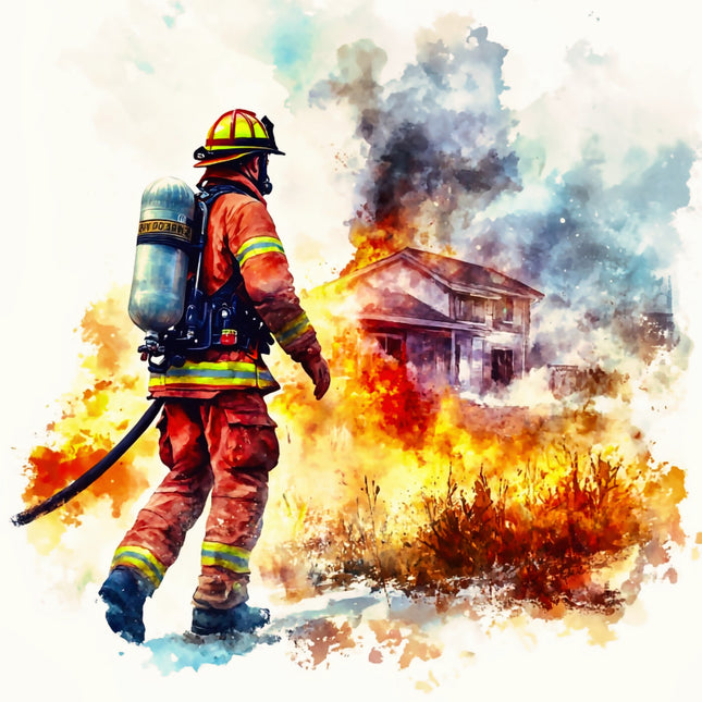 Firefighter cotton fabric panel