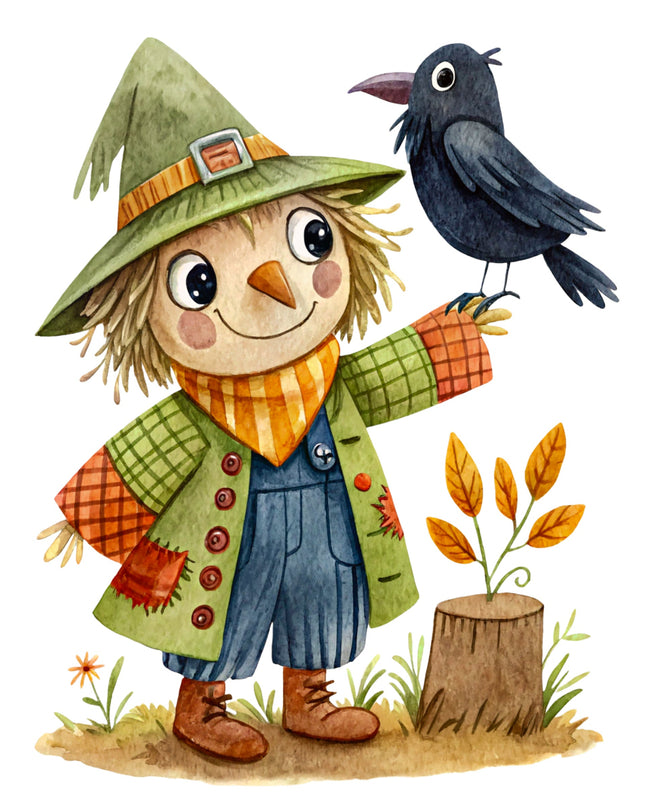 Scarecrow & Raven 100% Cotton Fabric Panel Block CC297