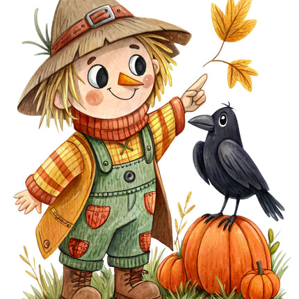 Scarecrow & Raven 100% Cotton Fabric Panel Block CC298