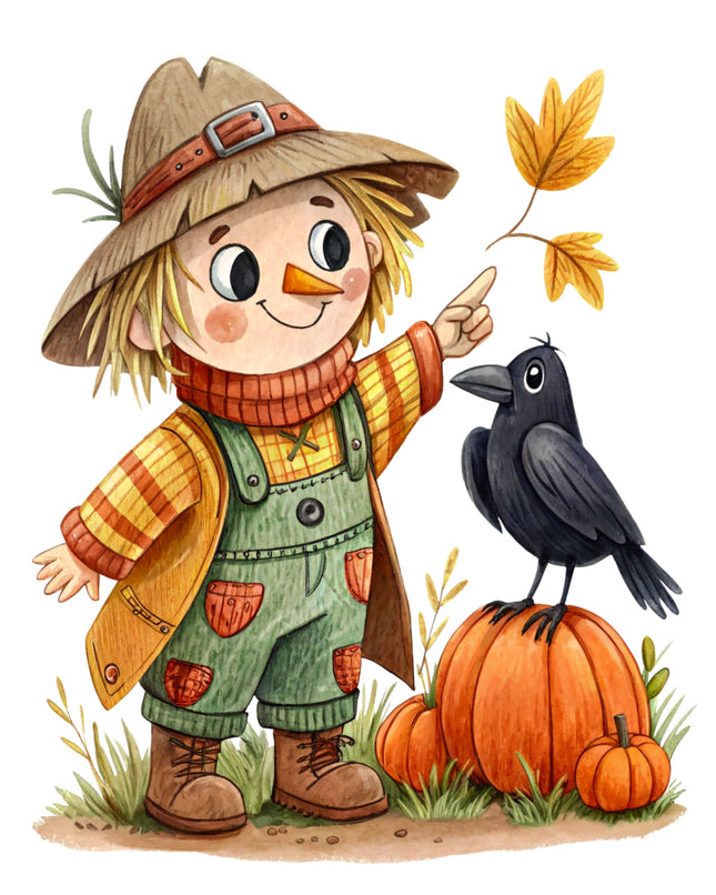 Scarecrow & Raven 100% Cotton Fabric Panel Block CC298