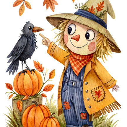 Scarecrow & Raven 100% Cotton Fabric Panel Block CC299