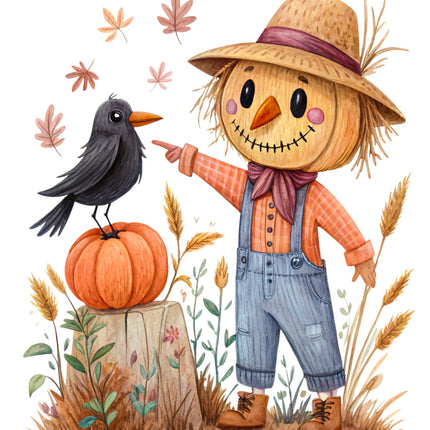 Scarecrow & Raven 100% Cotton Fabric Panel Block CC301
