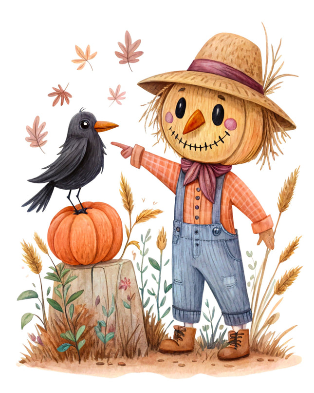 Scarecrow & Raven 100% Cotton Fabric Panel Block CC301