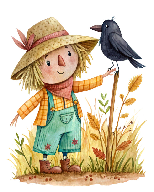 Scarecrow & Raven 100% Cotton Fabric Panel Block CC302