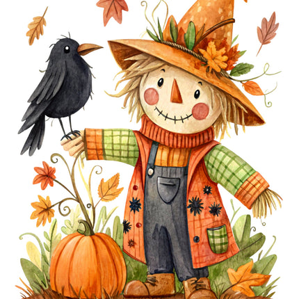 Scarecrow & Raven 100% Cotton Fabric Panel Block CC303