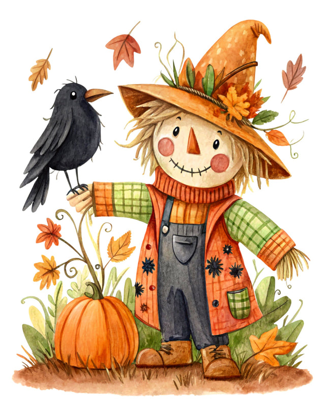 Scarecrow & Raven 100% Cotton Fabric Panel Block CC303