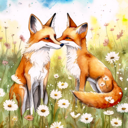 fox fabric panel