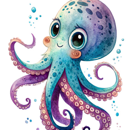 octopus fabric panel