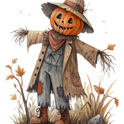 Scarecrow 100% Cotton Fabric Panel Block CC449